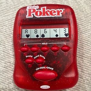 Radica Pocket Poker Electronic Handheld Game